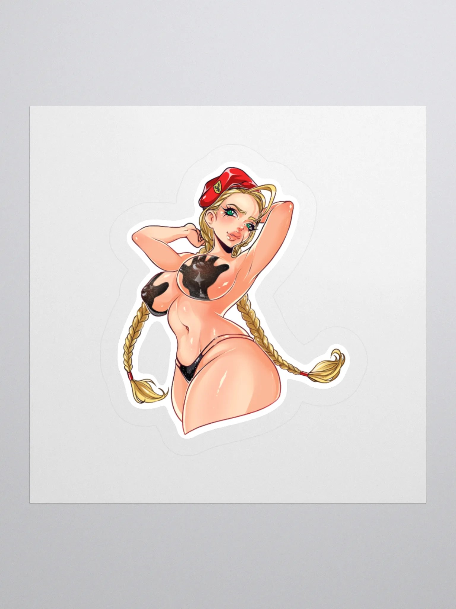 Cammy x Sable Cosplay Sticker product image (1)