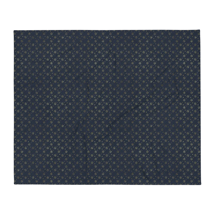 Navy And Gold Blanket product image (1)