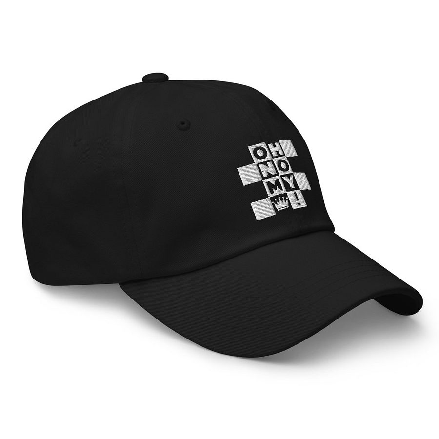 Oh No! My Queen! Chessboard Dad Black Hat product image (3)