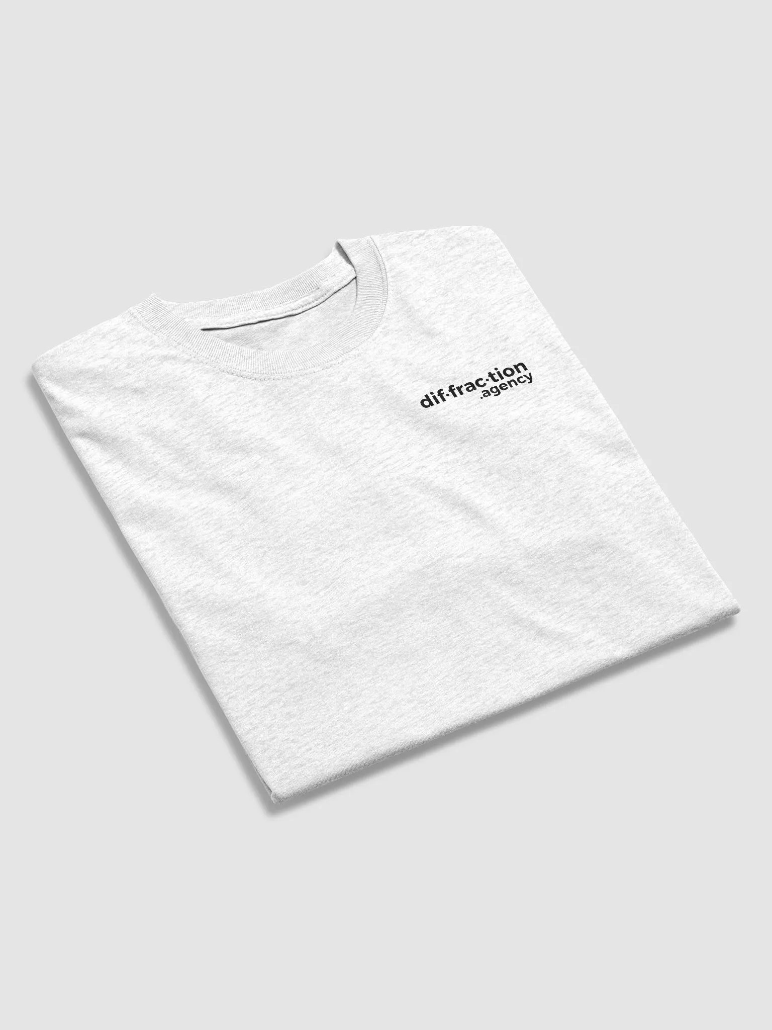 Diffraction Logo Tee - Light w/ Dark Logo product image (3)