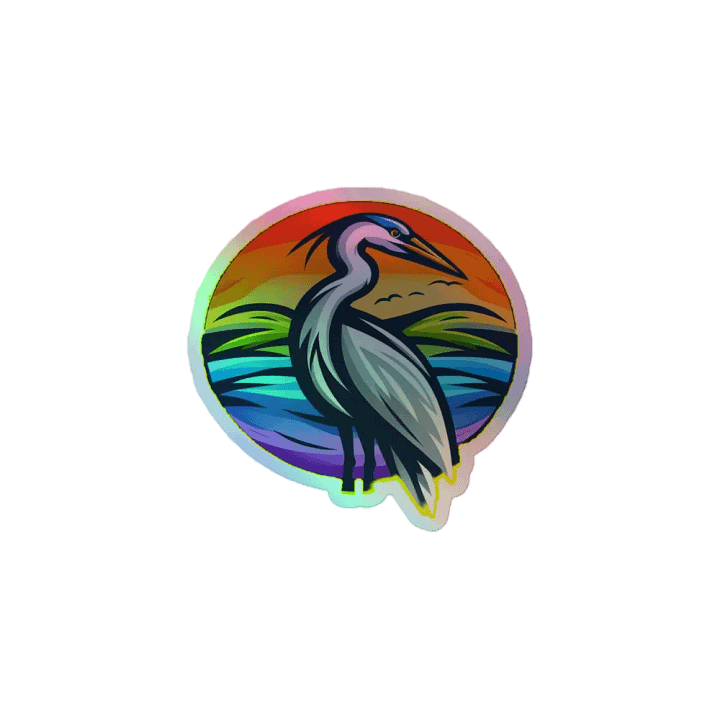 Heron Haven Holographic Sticker Set product image (1)