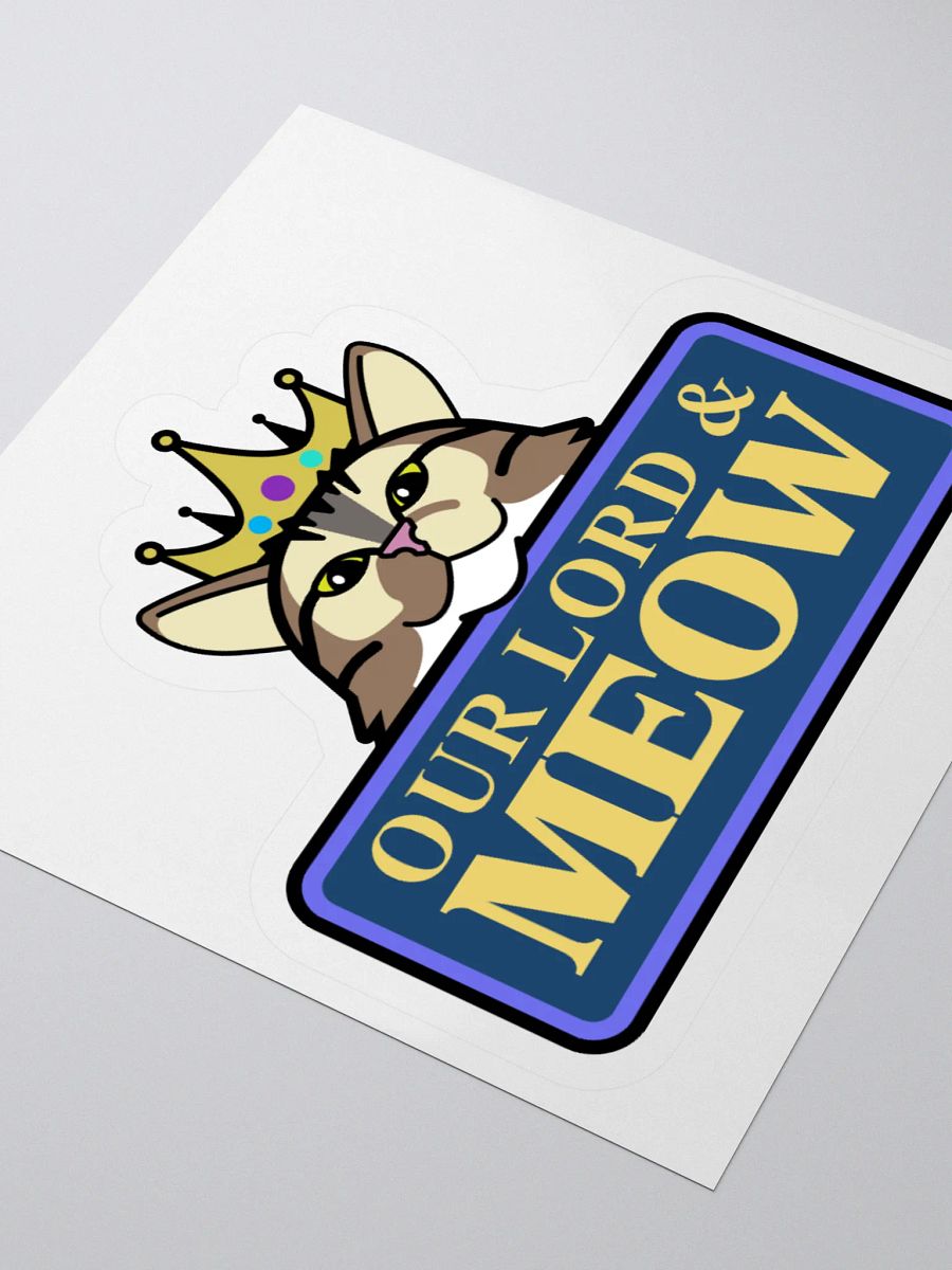 Our Lord and Meow Stickers product image (3)