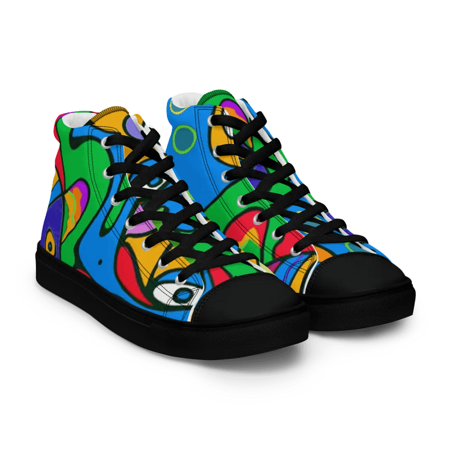 Fishtopia High Top Canvas Shoes product image (12)