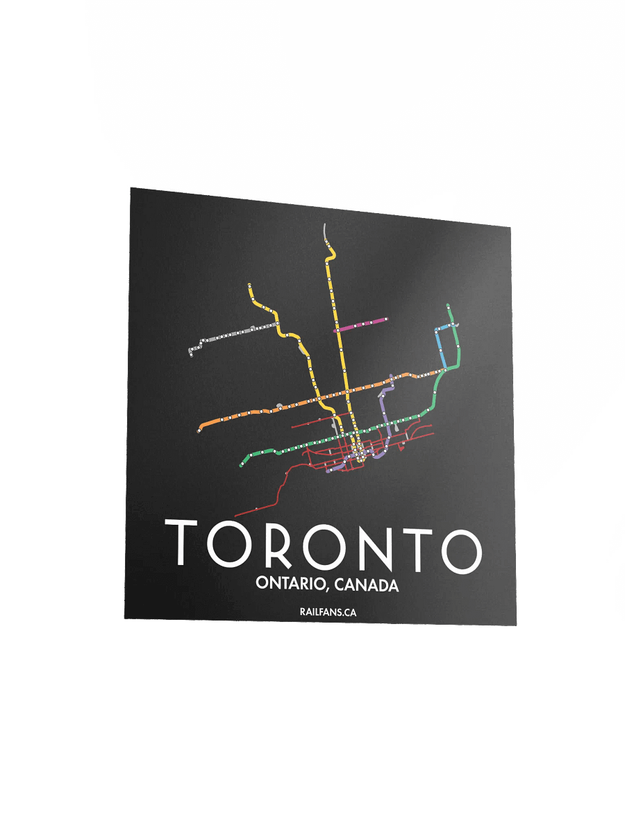 The Rail Fans Canada Transit Map - Toronto product image (3)