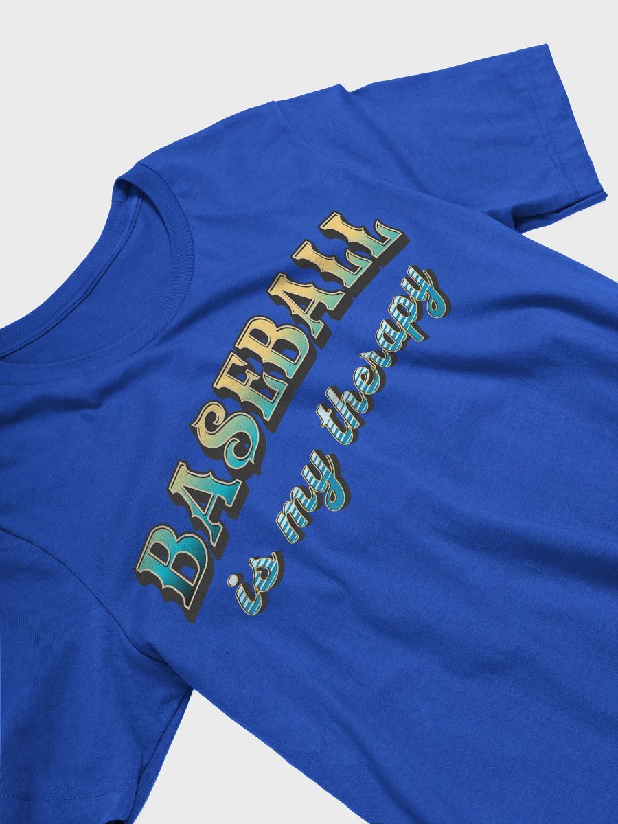 Baseball Is My Therapy Vibes T-Shirt product image (10)