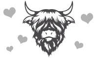 Highland Cow Decor and Highland Cow SVG Clipart