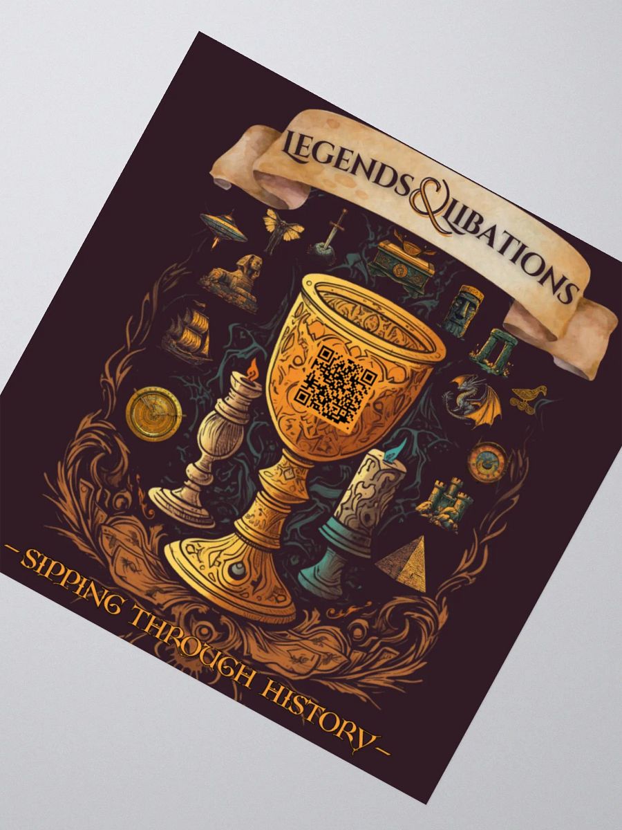Legends & Libations Sticker product image (2)