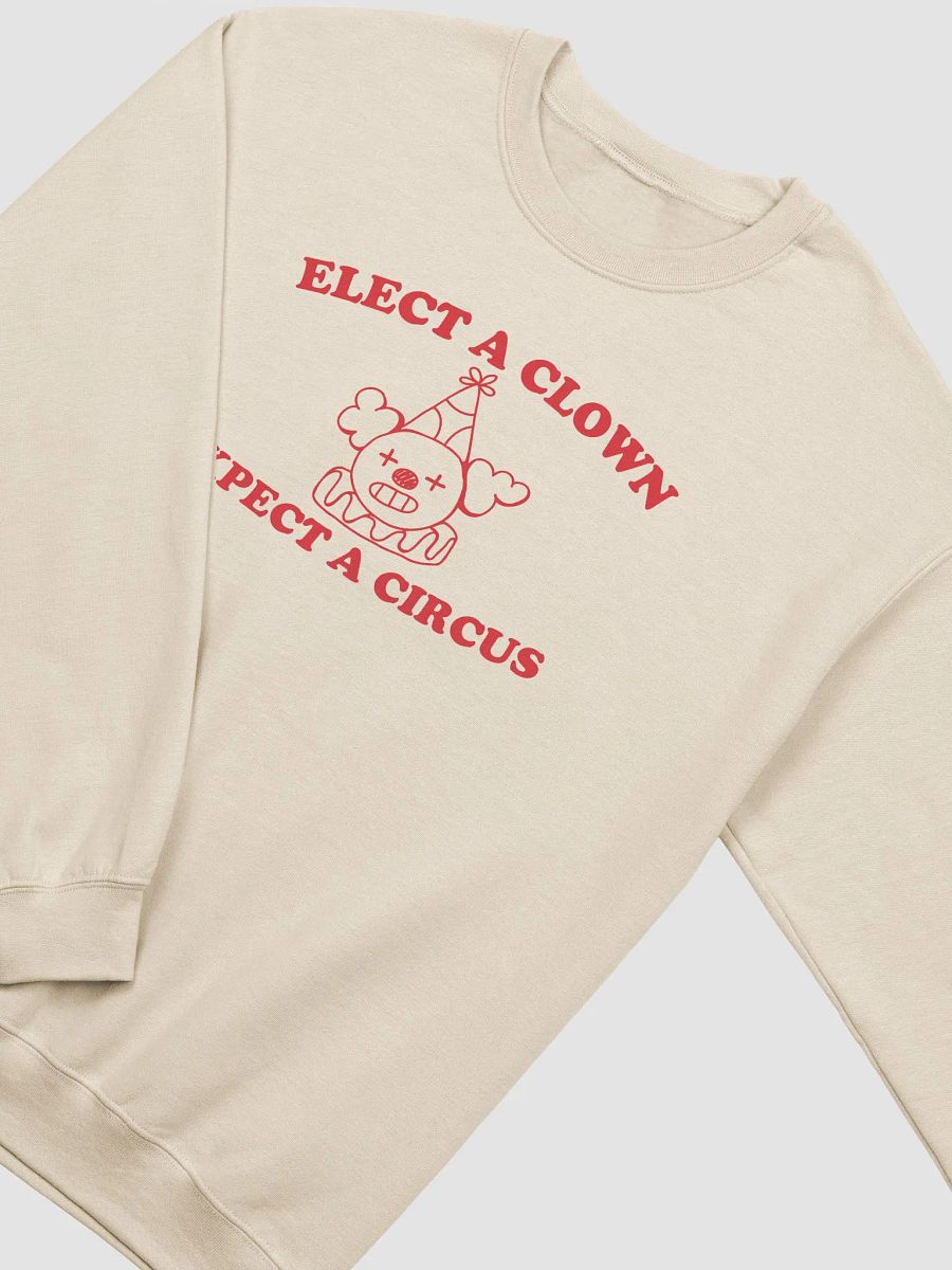 Elect a clown expect a circus Crewneck product image (21)