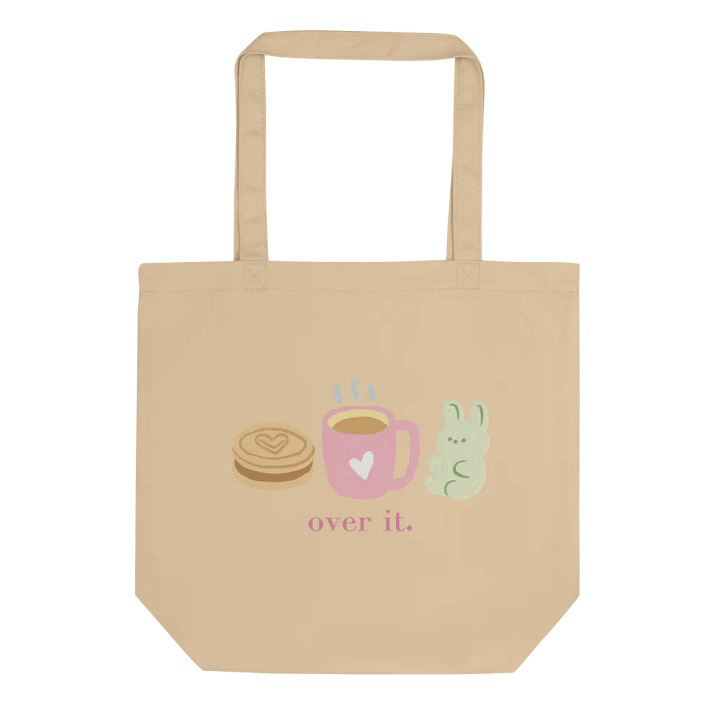 Over It Cookie, Coffee, and Bear Tote Bag product image (3)