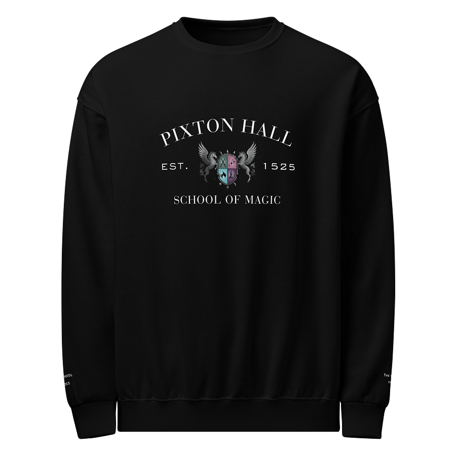 Pixton Hall Crest Unisex Sweatshirt (Black) product image (1)