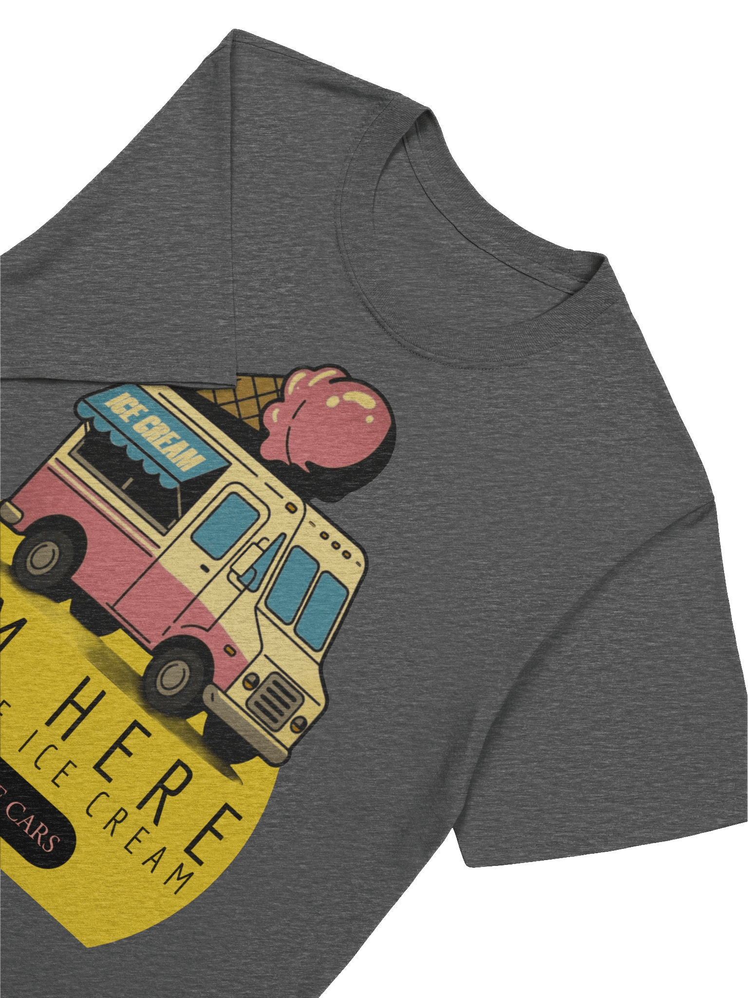 I'm Here for the Ice Cream T-Shirt (unisex) product image (7)