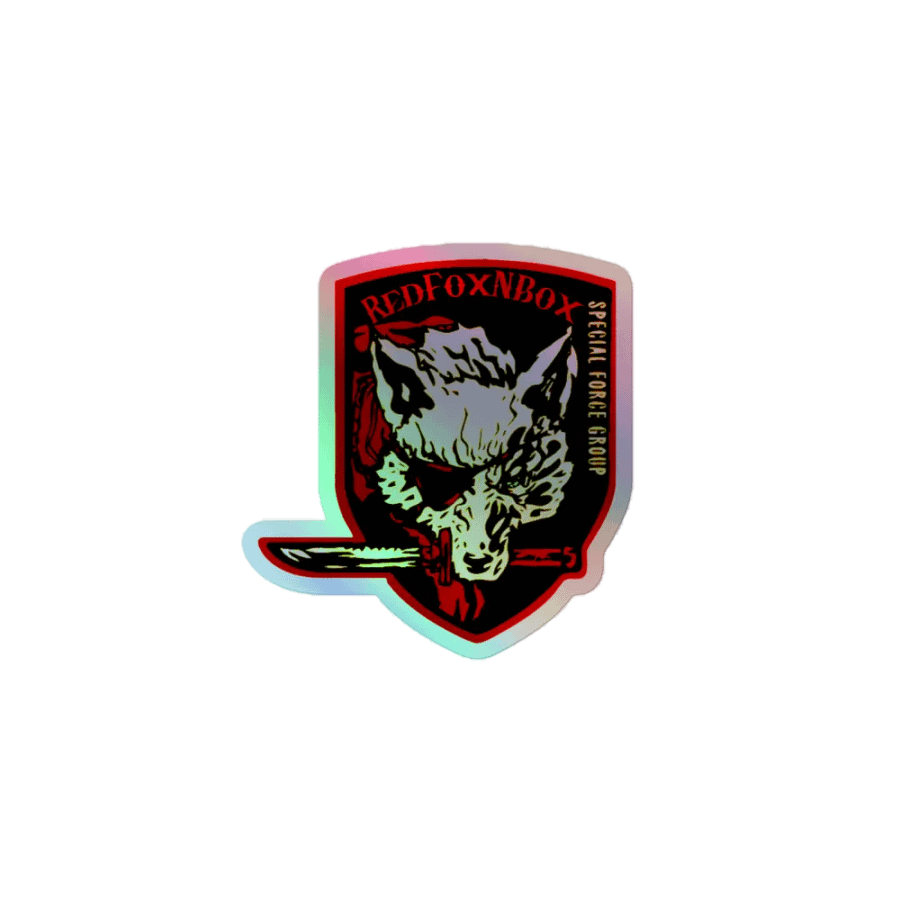 Holographic Sticker Fox Team Logo product image (1)