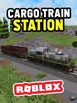 Building My Own CARGO TRAIN STATION Company in TRAIN TYCOON #roblox