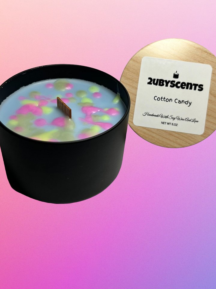 Cotton Candy Scented 8. oz Candles product image (2)