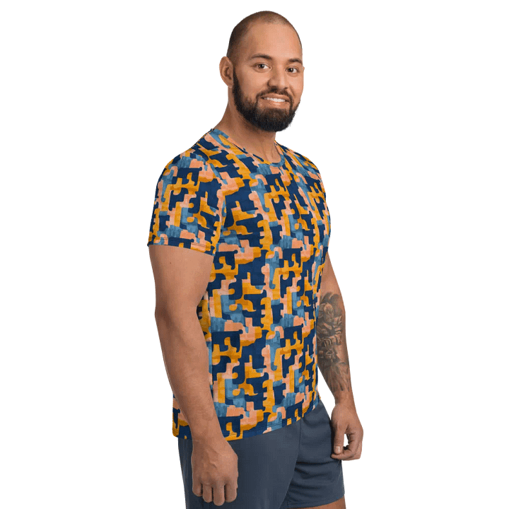 Flowing Shapes | Men´s Athletic T-Shirt product image (1)