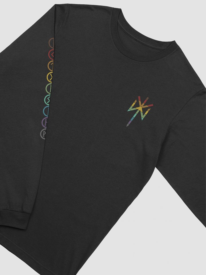 9 RINGS x BIFROST BIND RUNE UNISEX LONG SLEEVE TEE product image (2)