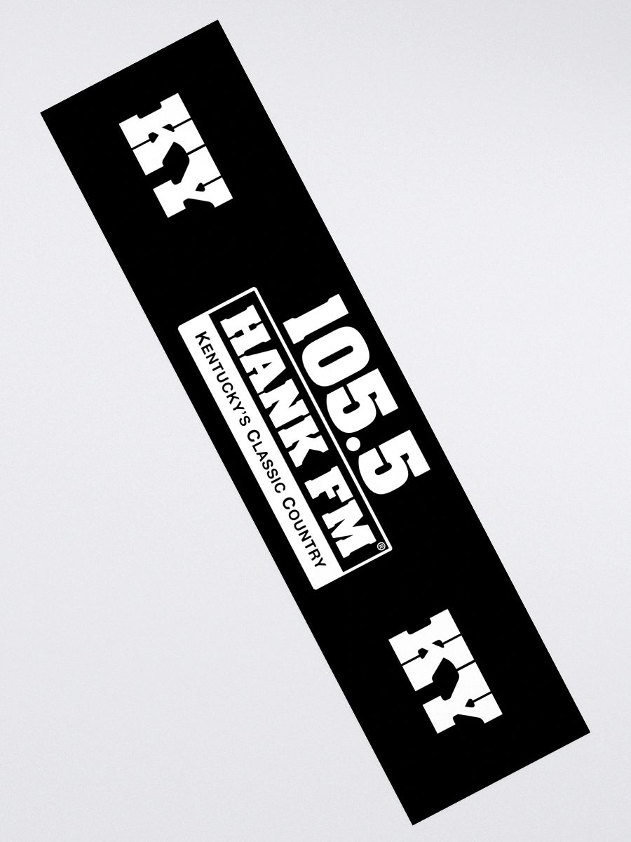 105.5 Hank Bumper sticker product image (2)
