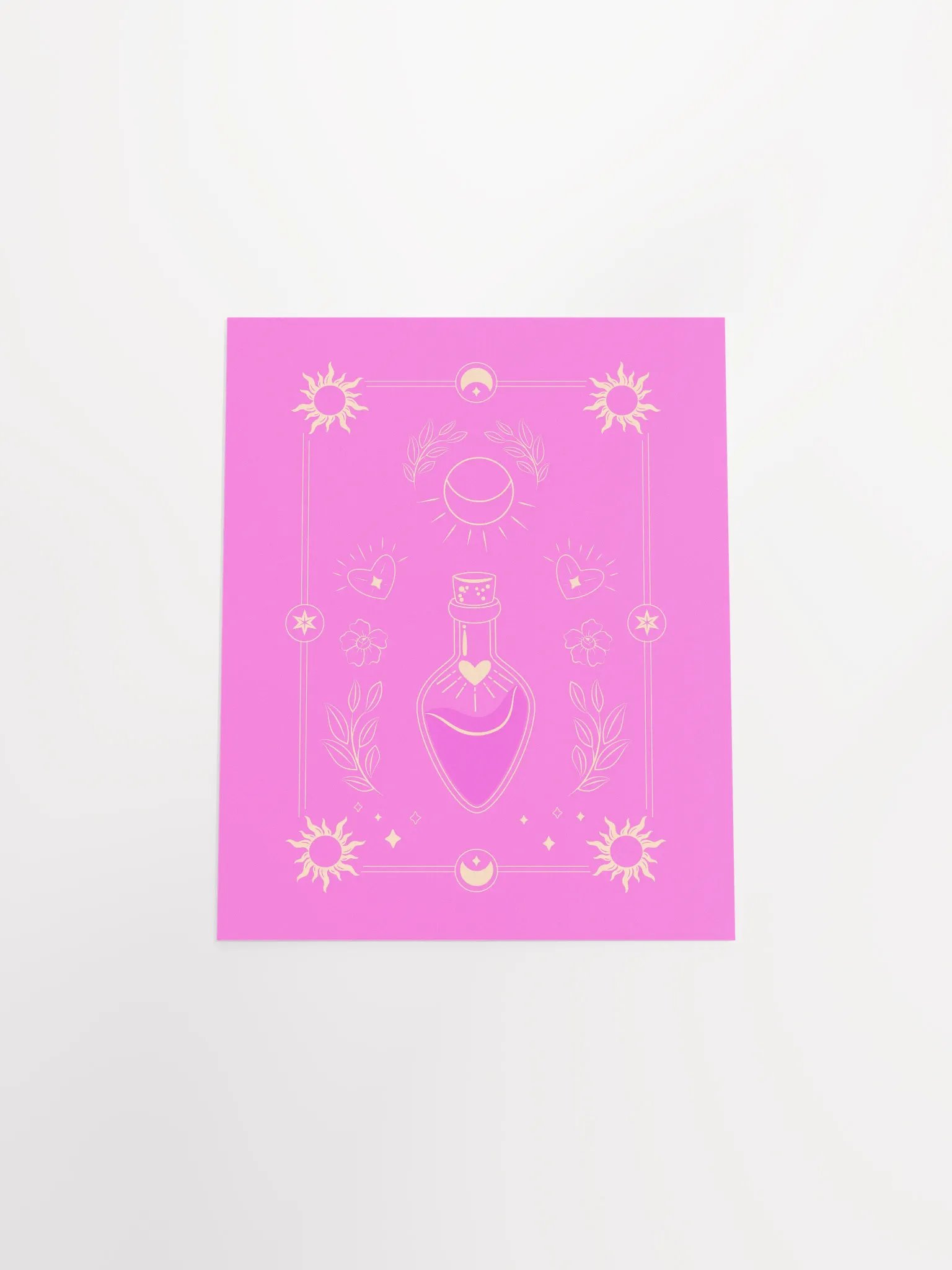 Pink Magic Potion Tarot Card Poster product image (4)