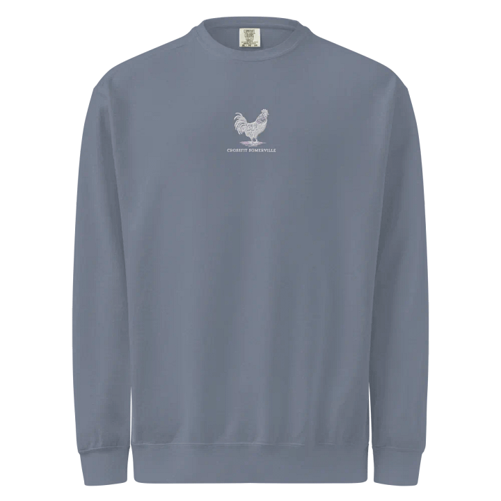 CFSV OG Chicken Sweatshirt - Embroidered White (Comfort Colors) product image (5)