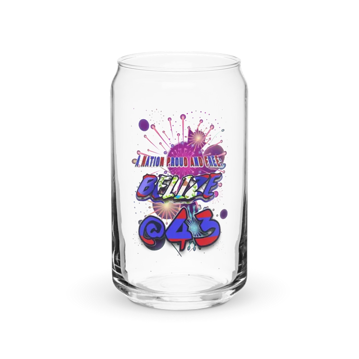 Belize September Celebrations 2024 Can Glass product image (1)