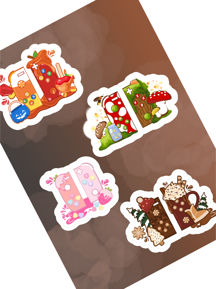 Fall/Winter Controllers Sticker Sheet product image (1)