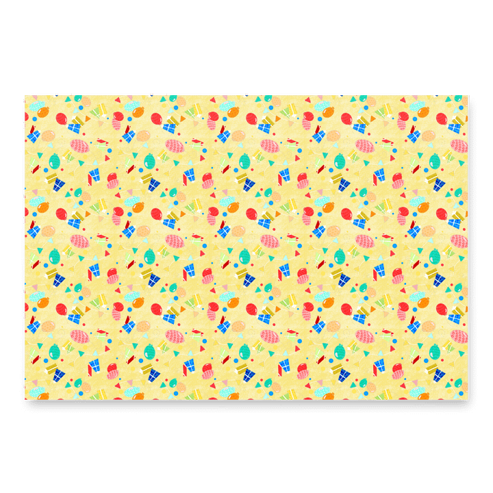 Animal Birthday Party Wrapping Paper product image (1)