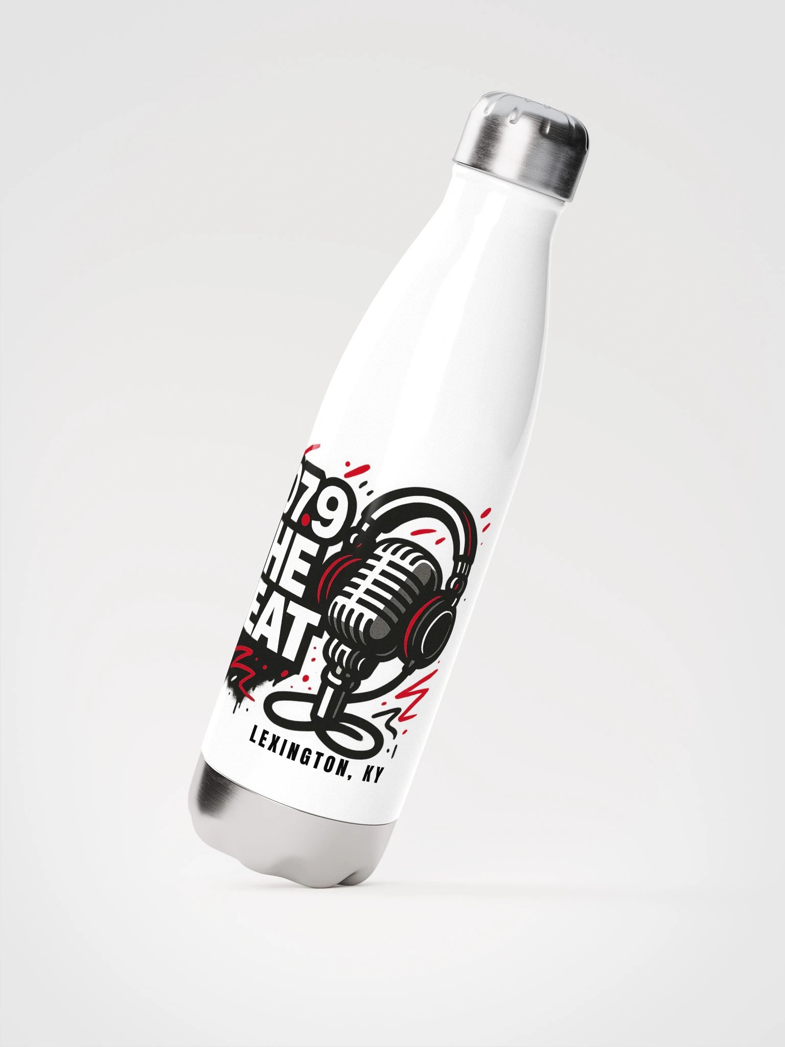 The Beat Mic Stainless Steel Water Bottle product image (2)