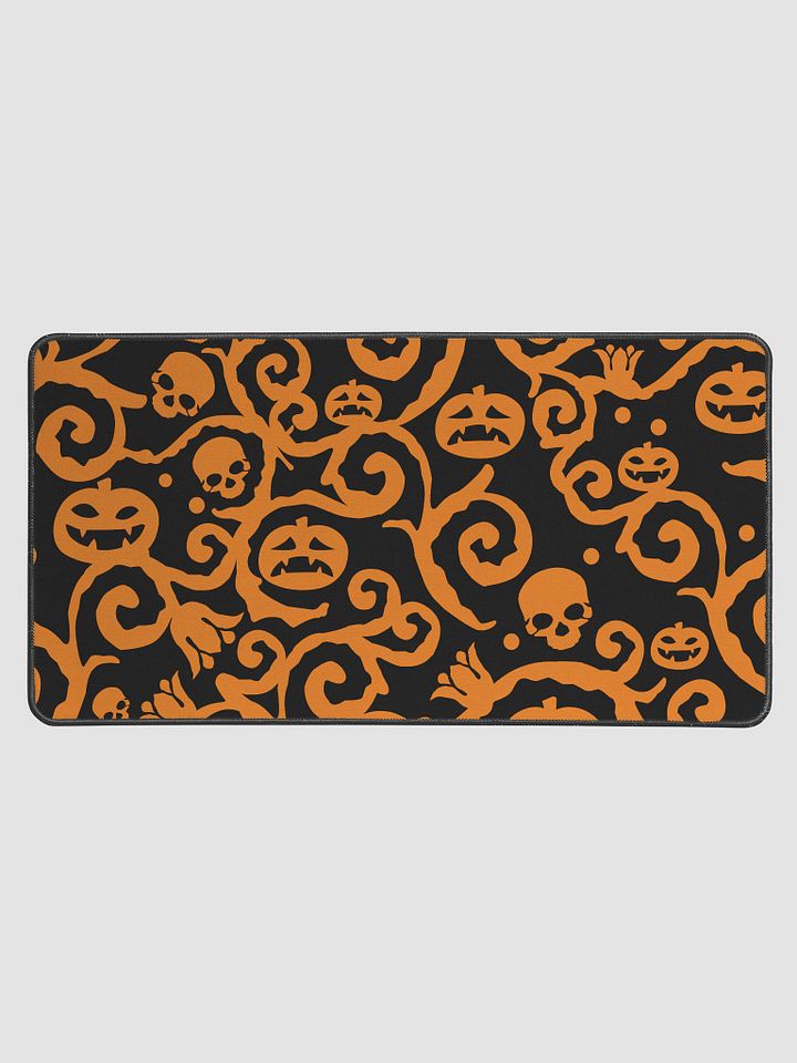 Scary Pumpkins Skull Gaming Mouse Pad product image (1)