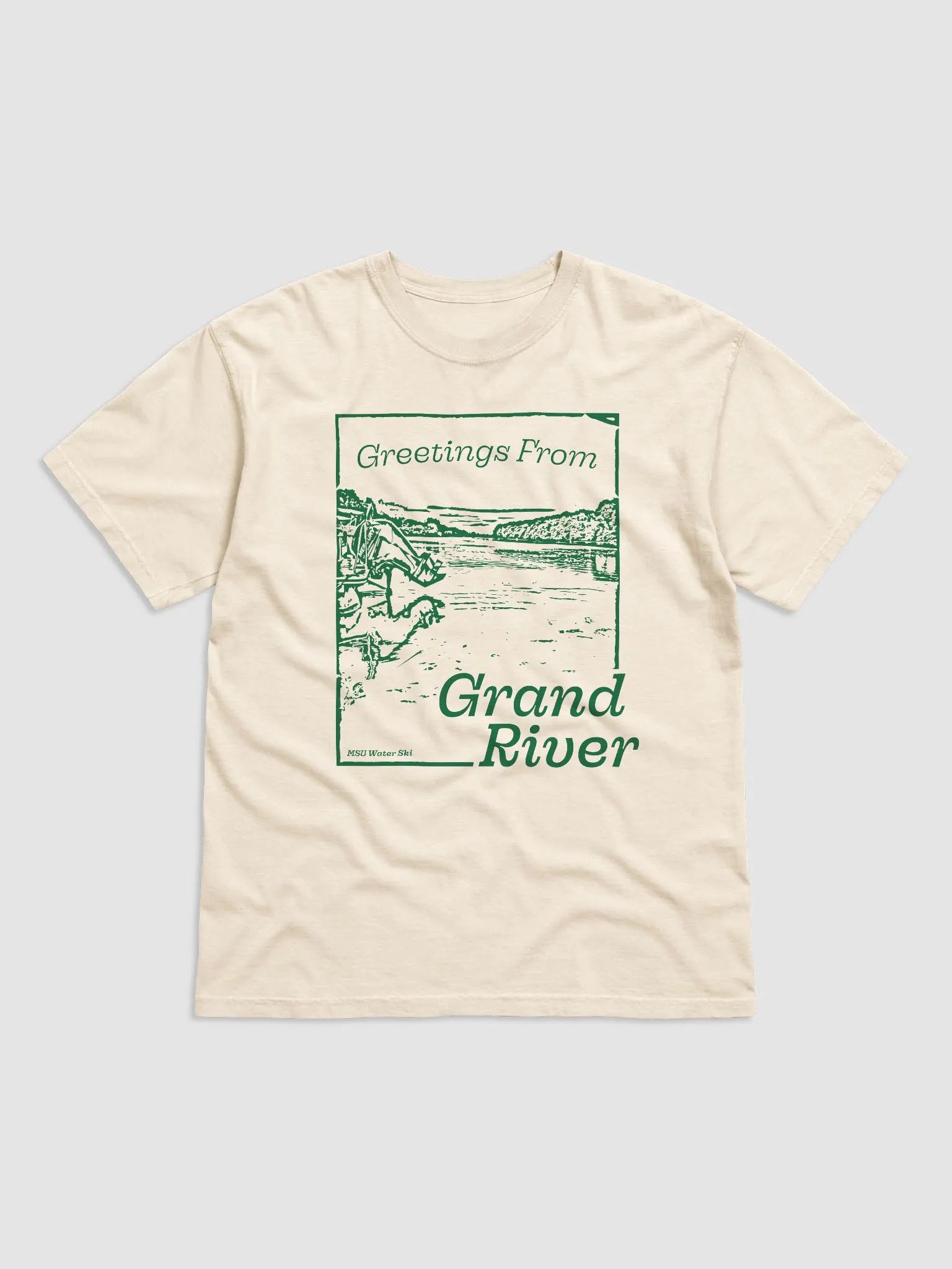 MSU Waterski Greetings Tee product image (1)