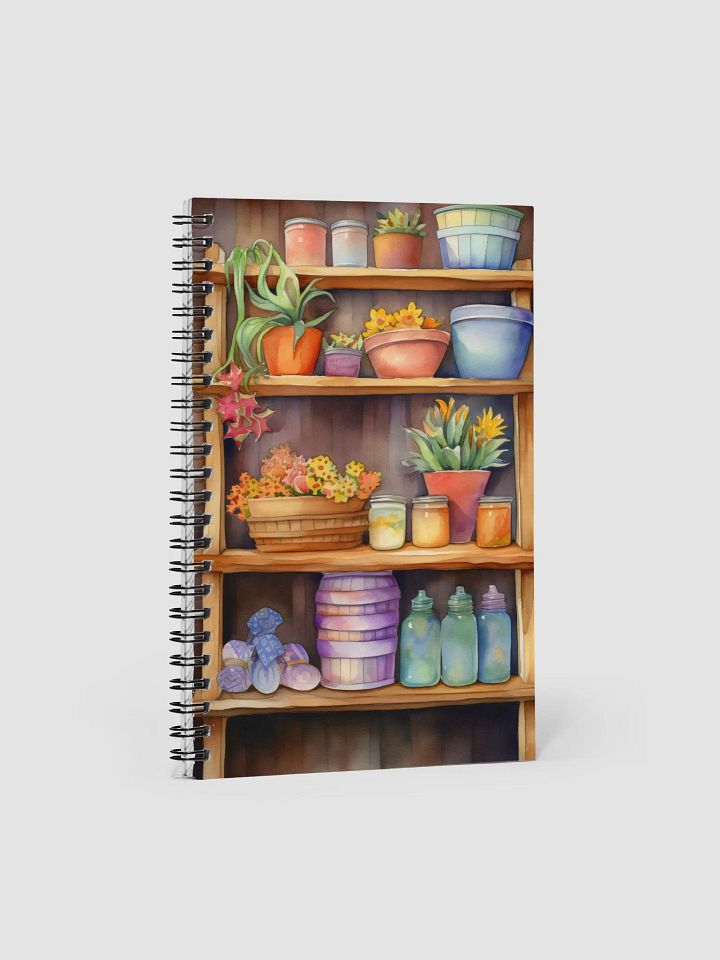 Rustic Wooden shelf Pantry Notebook product image (1)