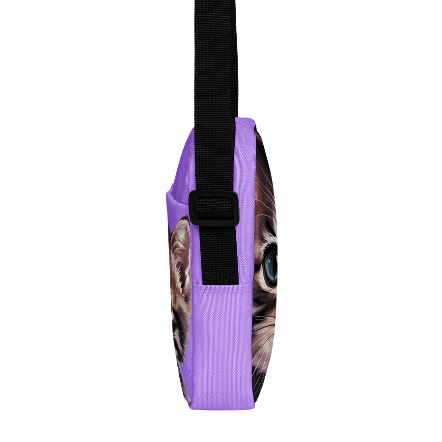 Cat Crossbody Bag Purple product image (2)