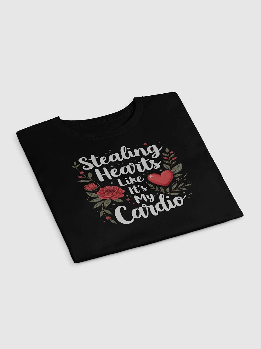 Stealing Hearts Like It's My Cardio' Valentine's Day Crop Top product image (5)
