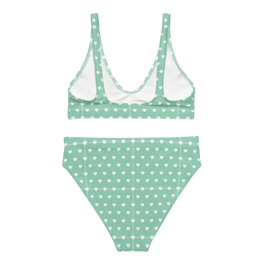 Pastel Heart Seamless Pattern High Waisted Bikini - V1 product image (2)