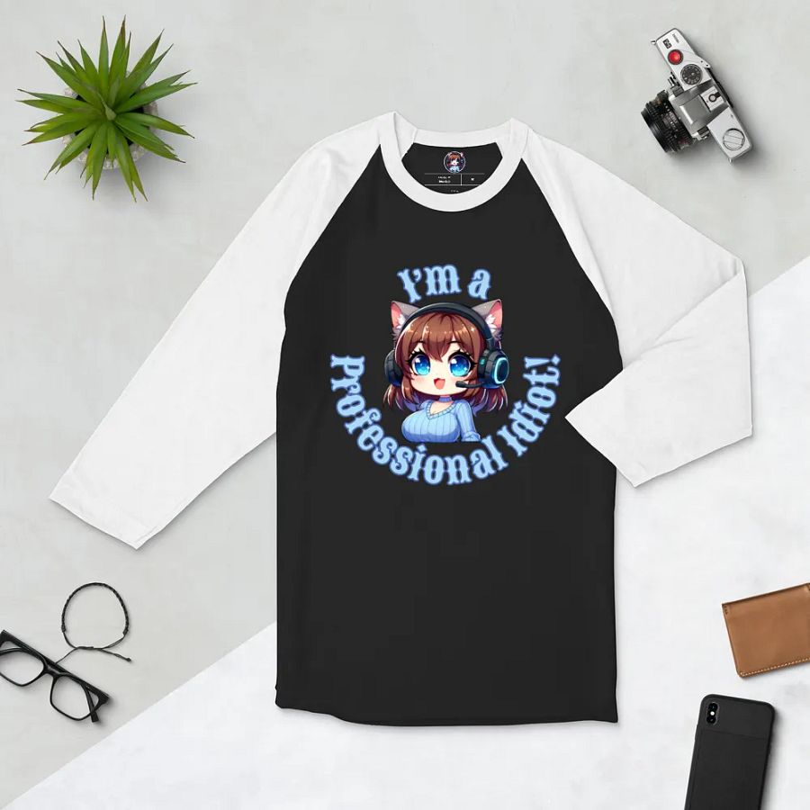 Professional Idiot Jersey Raglan Tee product image (5)