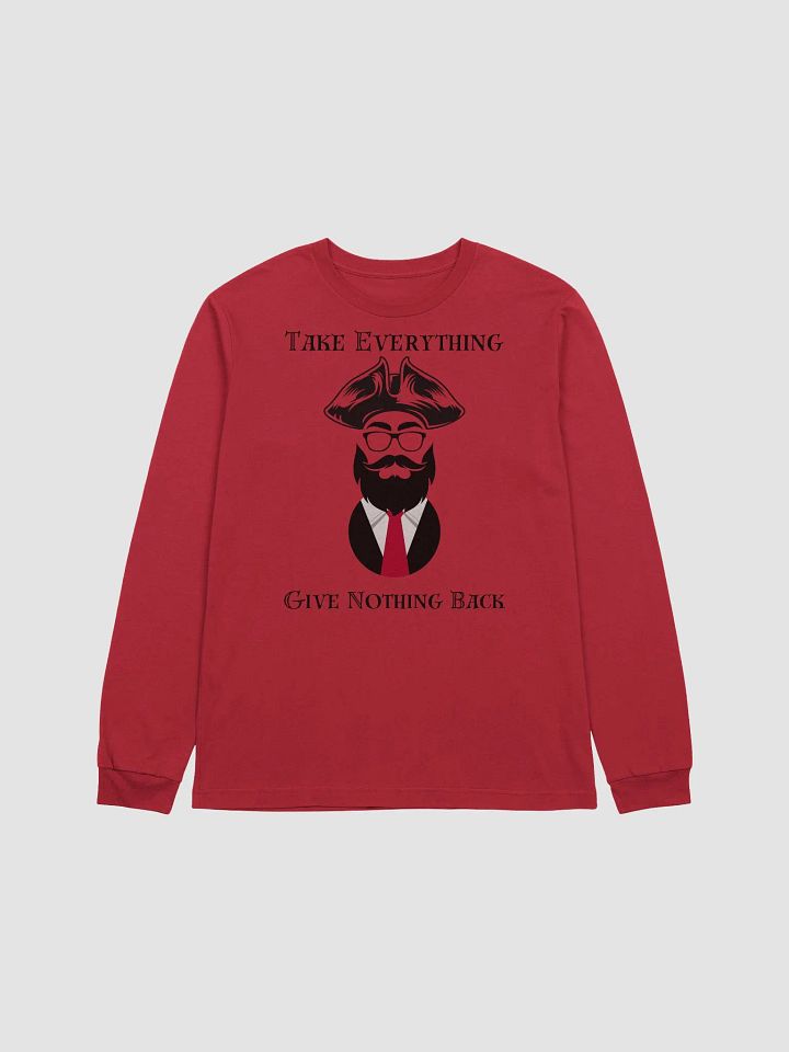 Corporate Motto Long Sleeve Red product image (1)