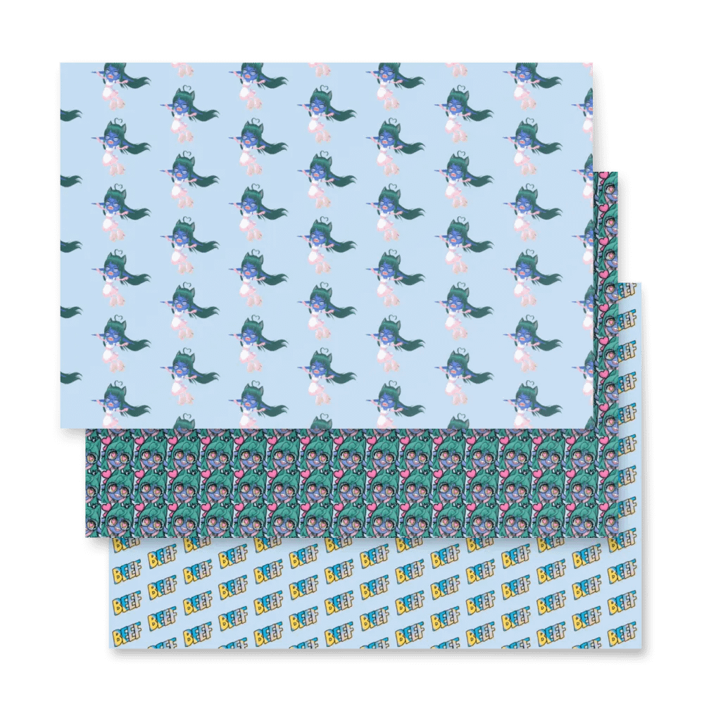 Shorkface and Beef Wrapping Paper product image (4)