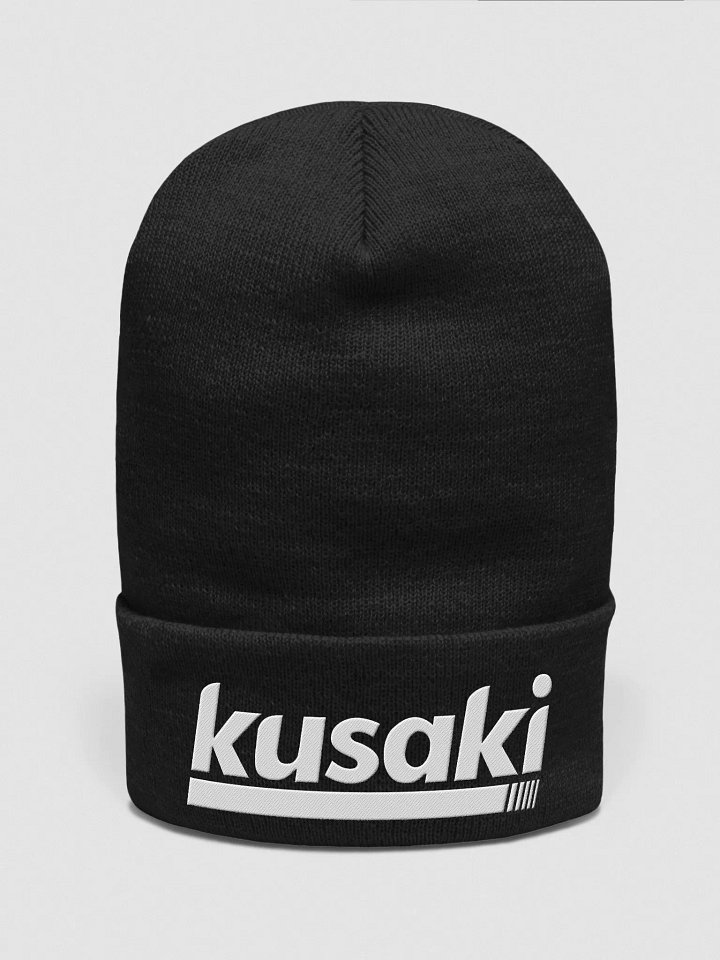 Kusaki - Logo Embroidered Beanie (White Logo) product image (1)
