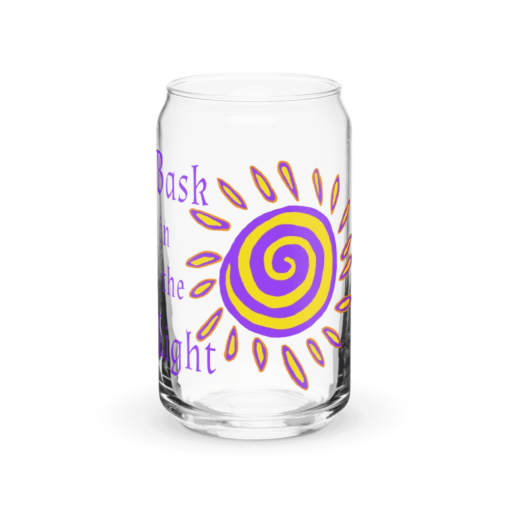 Bask in the Light Can Shaped Glass product image (2)