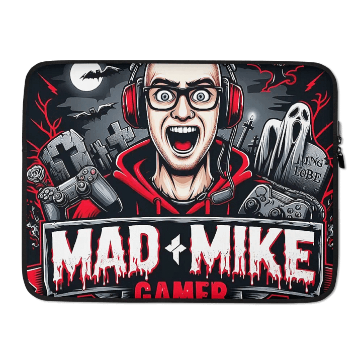 Spooky Gamer Laptop Sleeve product image (2)