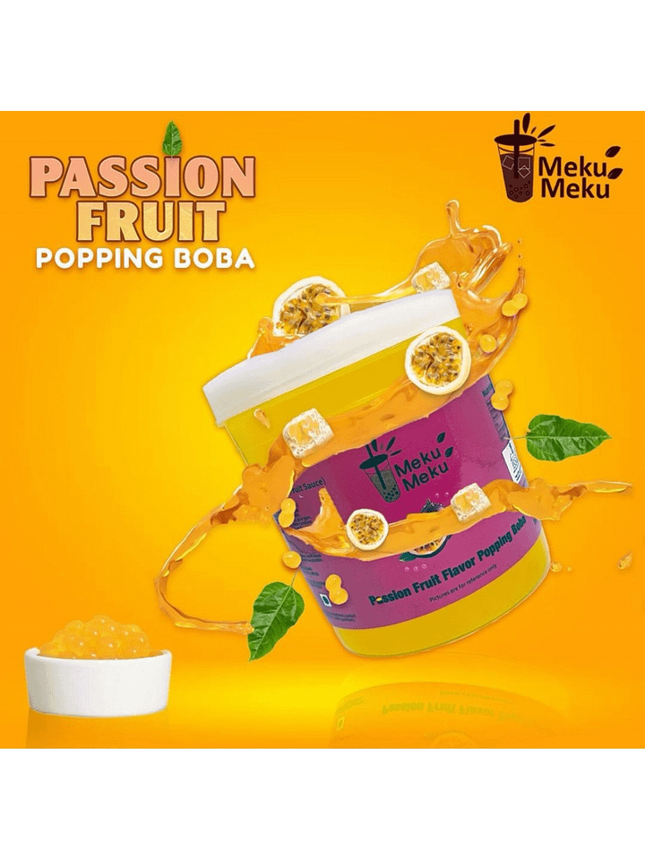 Passion Fruit Popping Boba Crystals Delicious Flavour product image (1)