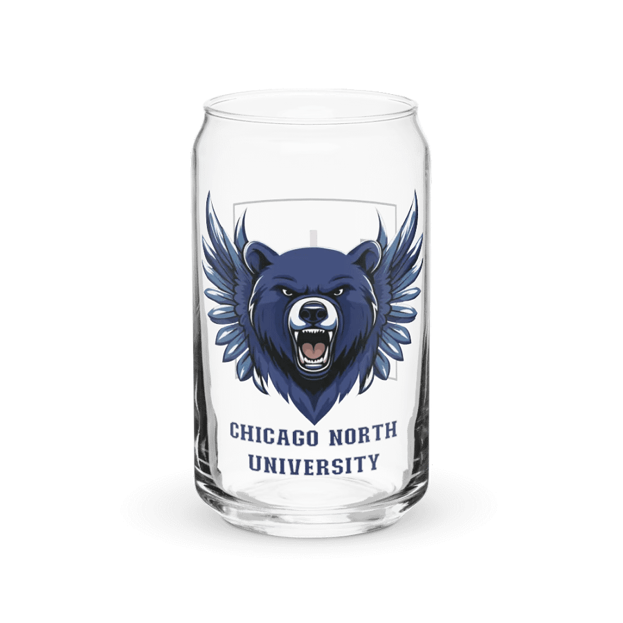 Chicago North Bearhawk Can-Shaped Glass product image (1)