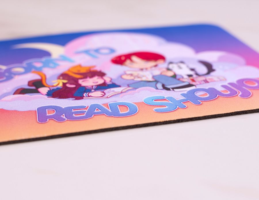 Born to Read Shoujo Mousepad (Night Version) product image (4)