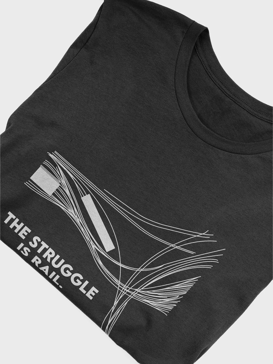 The Struggle is Rail T-Shirt (dark) product image (5)