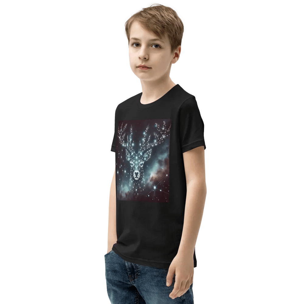 Starlit Reindeer Kids T-Shirt - Winter 2024 product image (6)