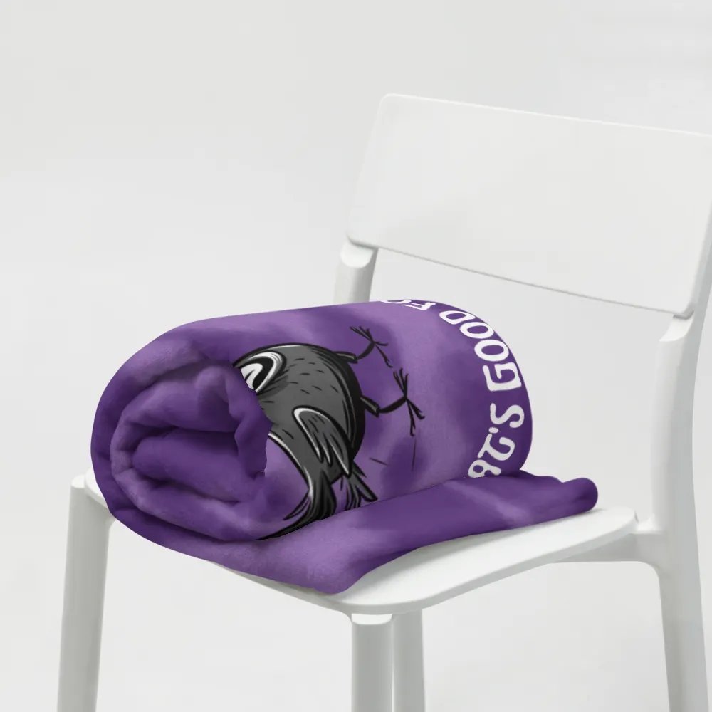 Throw Blanket 💟 I will focus my energy on what's good for me (127 × 153 cm) product image (7)