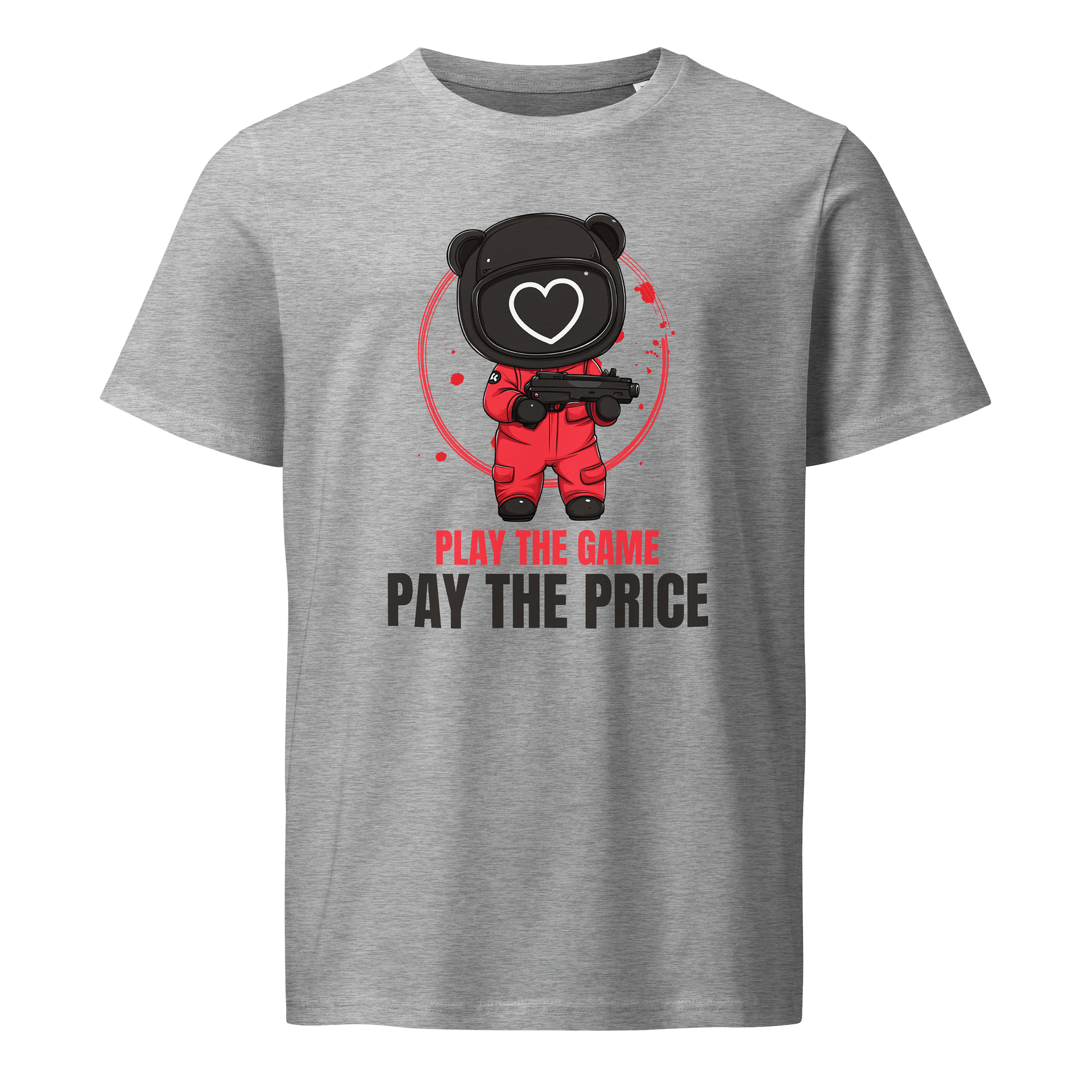 Red Jumpsuit Play To Win Korean Squid Player Game 001 456 067 Korean Thriller Movies T-Shirt product image (1)