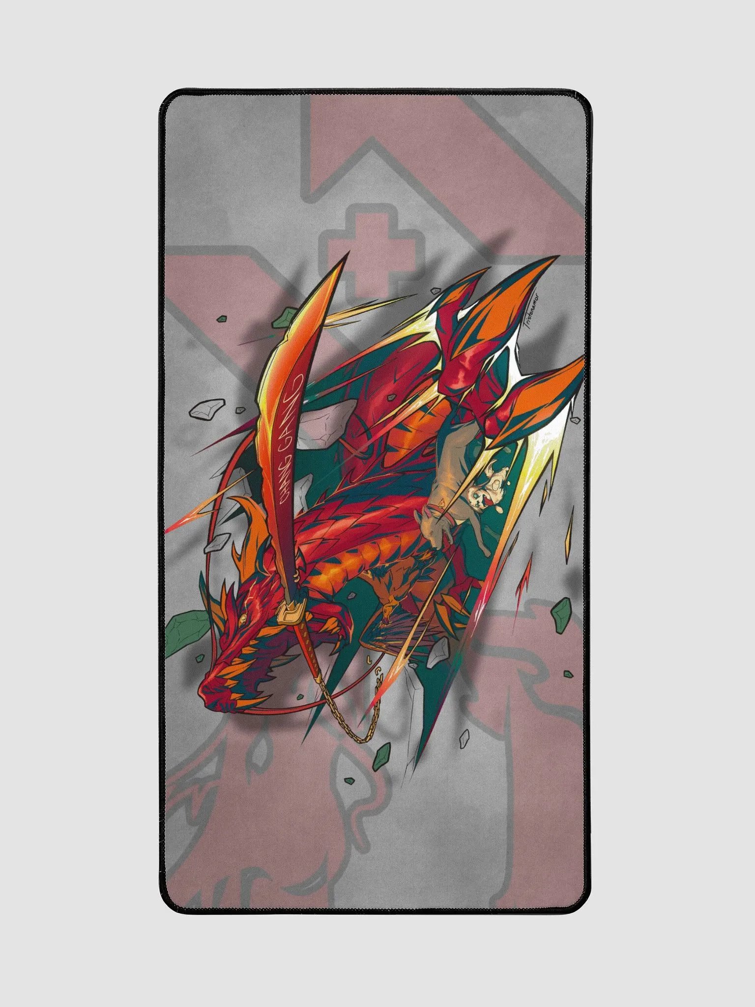 DRAGON MURAL DESK MAT XL product image (2)