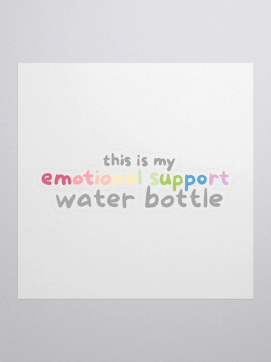 emotional support water bottle sticker product image (1)
