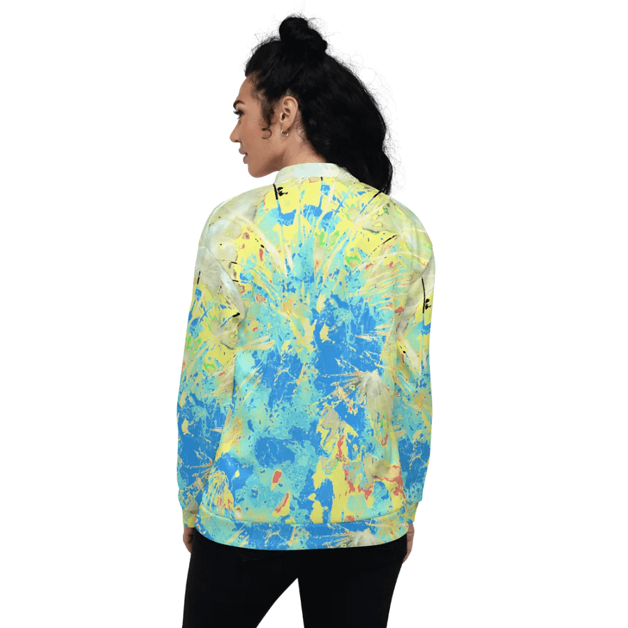 Cool Abstract Dandelion Seeds Unisex Bomber Jacket product image (9)