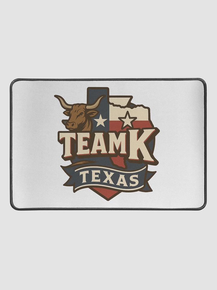 Team K Texas Desk Mat 12" x 18" product image (1)